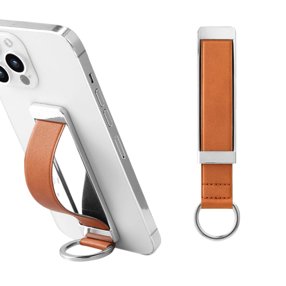 ZORBES Phone Holder for Hand, 2 in 1 Retractable PU Leather Mobile Finger Grip Holder Self-Adhesive Mobile Back Holder Grip for iPhone 11/12/13/14/15 Pro Max/Samsung and Most Smartphones ZORBES Phone Holder for Hand, 2 in 1 Retractable PU Leather Mobile Finger Grip Holder Self-Adhesive Mobile Back Holder Grip for iPhone 11/12/13/14/15 Pro Max/Samsung and Most Smartphones